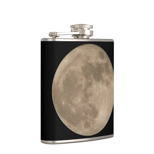 Full Moon Flask op maat - Moon Flask Moon - cadeau Heupfles (Rechts)