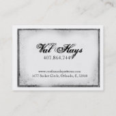 Full Moon-fotokaarten Visitekaartje (Achterkant)