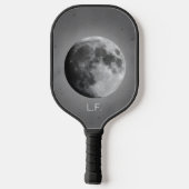 Full Moon Graphic Personalized Pickleball Paddle (Achterkant)