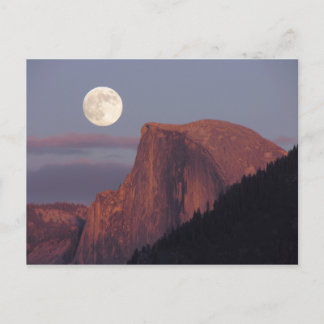 Full Moon Half Dome Briefkaart