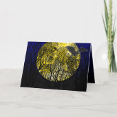 Full Moon Halloween Invitation Kaart (Voorkant)