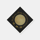 Full Moon, Halloween Party Napkin Servet (Hoek)