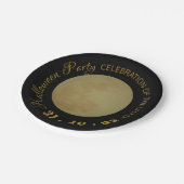 Full Moon, Halloween Party Paper-Bord Papieren Bordje (Gekanteld)