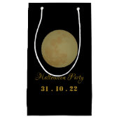 Full Moon, Halloween Party Small Gift Bag Klein Cadeauzakje (Voorkant)