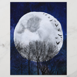 Full Moon Halloween-scrapbook