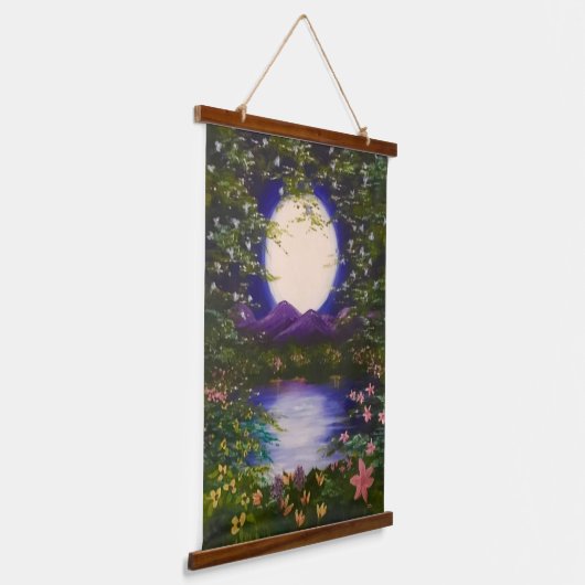 Full Moon Hangend Wandkleed (Gebogen)