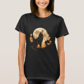 Full Moon Howling Wolf Wolves   3 T-shirt (Voorkant)