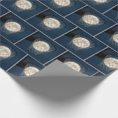 Full Moon In a Basketball Net Cadeaupapier (Hoek)