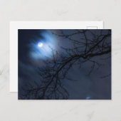 Full Moon in Night Sky, Ohio Briefkaart (Voorkant / Achterkant)