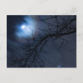 Full Moon in Night Sky, Ohio Briefkaart (Voorkant)