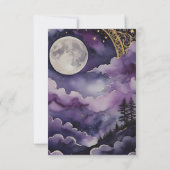 Full Moon Invocation Pagan Prayer Pocket Card Kaart (Achterkant)