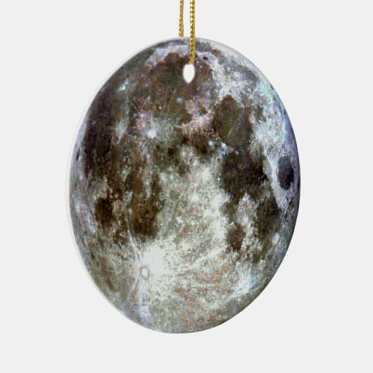 Full Moon Kerstmis Keramisch Ornament (Rechts)