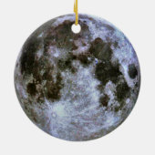 Full Moon Kerstmis Keramisch Ornament (Achterkant)