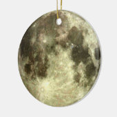 Full Moon Kerstmis Keramisch Ornament (Links)