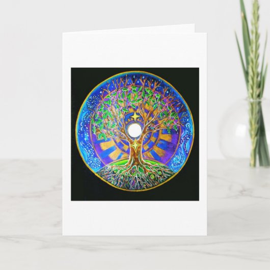 Full Moon Mandala Kaart (Voorkant)