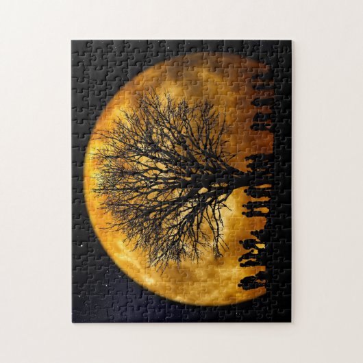 Full Moon Midnight Puzzle Legpuzzel (Verticaal)