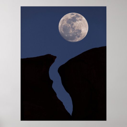 Full Moon Monument Valley, Arizona Poster (Voorkant)
