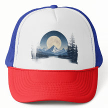 Full Moon Mountain Landscape Sweatshirt