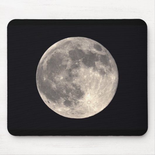Full Moon Mousepad Muismat (Voorkant)