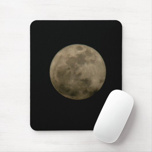 Full Moon Mousepad Muismat (Met muis)