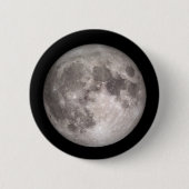 Full moon NASA-afbeelding Ronde Button 5,7 Cm (Voorkant)