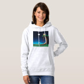 Full Moon Night Sky Hoodie (Voorkant volledig)