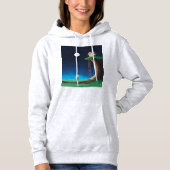 Full Moon Night Sky Hoodie (Voorkant)