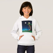 Full Moon Night Sky Hoodie (Voorkant volledig)