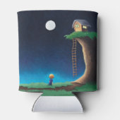 Full Moon Night Sky Koelbox Blikjeskoeler (Achterkant)