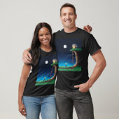 Full Moon Night Sky T-Shirt (Unisex)