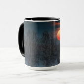 Full Moon November in Scalenghe, Italië Mok (Voorkant links)