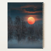 Full Moon November in Scalenghe, Italië Planner (Achterkant)