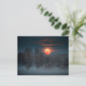 Full Moon | November in Scalenghe, Italy Briefkaart (Staand voorkant)