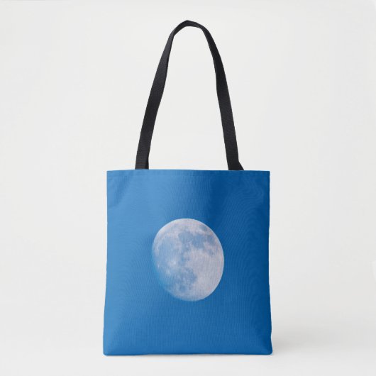 Full Moon Over The City of Montreal Tote Bag (Voorkant)