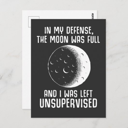 Full Moon Pagan Witch Wiccan Quote Briefkaart (Voorkant / Achterkant)