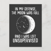 Full Moon Pagan Witch Wiccan Quote Briefkaart (Voorkant)