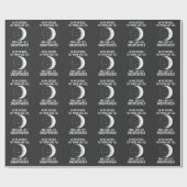 Full Moon Pagan Witch Wiccan Quote Cadeaupapier (Vlak)