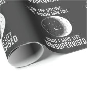 Full Moon Pagan Witch Wiccan Quote Cadeaupapier (Rol Hoek)