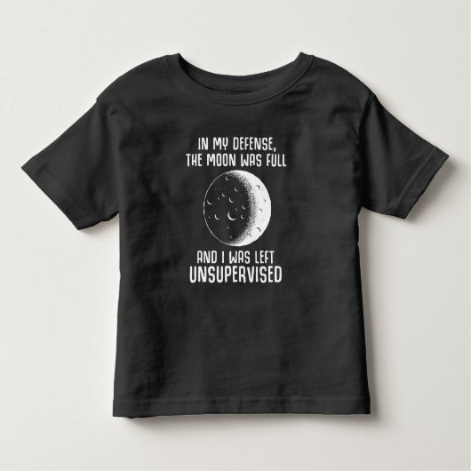 Full Moon Pagan Witch Wiccan Quote Kinder Shirts (Voorkant)