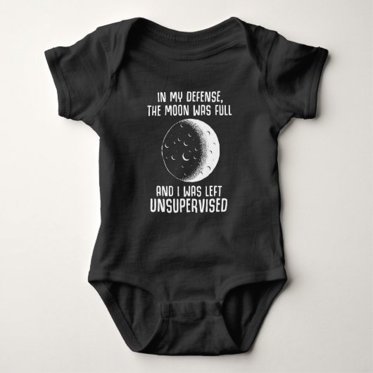 Full Moon Pagan Witch Wiccan Quote Romper (Voorkant)