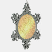 Full Moon Pewter Snowflake Ornament (Links)