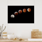 Full Moon Phases Total Lunar Eclipse | Colorado Poster (Keuken)