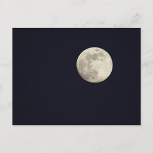 Full Moon Photo Briefkaart
