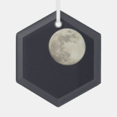 Full Moon Photo Ornament (Voorkant)