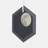 Full Moon Photo Ornament (Voorkant links)