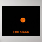 Full Moon Photo Poster (Voorkant)