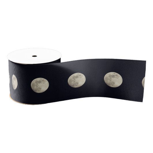 Full Moon Photo Ribbon Grosgrain Lint (Spoel)