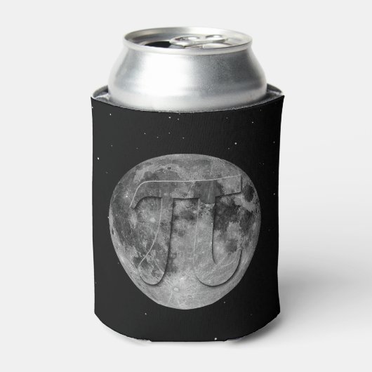 Full Moon Pi Day Fun Blikjeskoeler (Blikje Voorkant)