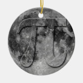 Full Moon Pi Day Fun Keramisch Ornament (Voorkant)
