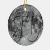 Full Moon Pi Day Fun Keramisch Ornament (Links)